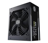 Cooler Master MWE 1250 Gold V2 Alimentatore Full Modular (Spina UE) - Alimentatore 80 PLUS Gold 1250W, Cavi Neri Piatti, Ventola FDB da 140mm, Modalità 0 RPM, Soglia Alta Temperatura -Garanzia 10 Anni