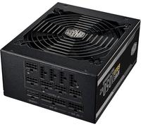 Cooler Master MWE Gold 1050 V2 ATX 3.0 Alimentatore completamente modulare (spina UK) - Supporto ATX 3.0, alimentatore 80 PLUS Gold 1050 W, cavo nero piatto, ventola FDB da 140 mm, soglia ad alta