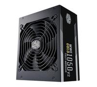 Cooler Master MWE Gold 1050 V2 ATX 3.0 Alimentatore Modulare (Spina UE)-Supporto ATX 3.0,PSU 80 PLUS Gold 1050W,Cablaggio Flat Black,Ventola FDB 140mm,Soglia Temperatura Elevata (MPE-A501-AFCAG-3EU)
