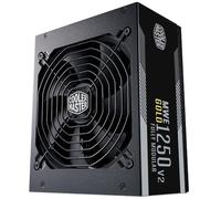 Cooler Master MWE Gold 1250 V2 ATX 3.1 Alimentatore completamente modulare (spina UK) - Supporto ATX 3.1, alimentatore 80 PLUS Gold 1250 W, cavo PCIe 5.1, ventola FDB da 140 mm, soglia ad alta