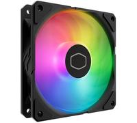 Cooler Master SickleFlow Edge 120 ARGB - Ventola da 120 mm (690~2500 RPM, PWM), Flusso d'Aria Elevato (70,7 CFM) e Pressione Statica (3,61 mmH2O), ARGB Gen 2, Controller LED, 32,8 dBA Max. - Nero