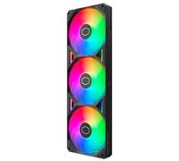 Cooler Master SickleFlow Edge 360 ARGB - Monoframe Tripla Ventola 360mm (PWM), Flusso Aria Elevato (190 CFM) e Pressione Statica (3,54 mmH2O), ARGB Seconda Generazione, Installazione Semplice - Nero
