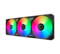 Cooler Master SickleFlow Edge 360 Custodia per PC aRGB a telaio singolo | Ventola di raffreddamento a liquido, 360 mm, cavo modulare singolo, PWM 2.050 RPM, pale per bilanciamento dell'aria