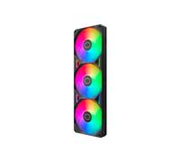 Cooler Master SickleFlow Edge 360 ARGB - Monoframe Tripla Ventola 360mm (PWM), Flusso Aria Elevato (190 CFM) e Pressione Statica (3,54 mmH2O), ARGB Seconda Generazione, Installazione Semplice - Nero