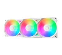 Cooler Master SickleFlow Edge 360 White Single-Frame aRGB PC Case|Ventola di raffreddamento a liquido, 360 mm, cavo modulare singolo, PWM 2.050 RPM, pale del bilanciamento dell'aria, cuscinetto