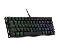 Cooler Master SK620 Tastiera meccanica da gioco a basso profilo 60% grigio spaziale, interruttori touch marroni, RGB personalizzabile, design ergonomico, connettività USB-C, Mac/Windows, QWERTY
