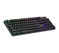 Cooler Master SK653 Tastiera Meccanica Wireless Layout ES, Ibrido Bluetooth/cablato, Full Size, Tasti galleggianti Low Profile, Red Switch, Retroilluminazione RGB, Compatibile con PC e MacOS, Grigio