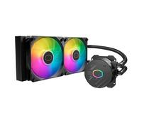 Cooler Master USA Liquid 240L Core 240 mm Close-Loop AIO Liquid Cooler, ARGB Sync, Gen S pompa a piastra fredda, 120 mm PWM, CryoFuze 14W/mK, AMD Ryzen AM5/AM4, Intel LGA 1700/1200