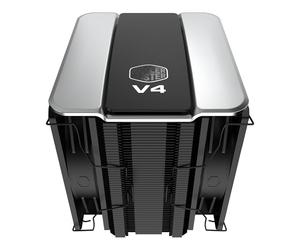 Cooler Master V4 Alpha 3DHP Black CPU Air Cooler, tecnologia Alpha 3DHP Heat Pipe, Dual Mobius 120 PWM, funzionamento silenzioso, facile installazione, AMD Ryzen 9 AM5|4, Intel Ultra 9 LGA 1851|1700