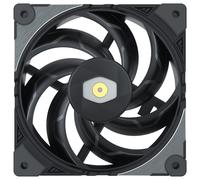 Cooler Master MasterFan SF120M Ventola - Modalità Case, Radiatore e Dissipatore, Lame Collegate (62CFM/2.4mmH2O), Silenziosa e Durevole, Cuscinetti Antivibro in Gomma - 120mm, Metallo Nero Spazzolato