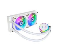 Cooler MasterLiquid PL240 Flux White Edition Custodia per PC Kit di raffreddamento a liquido 12 cm Bianco - Nouvo