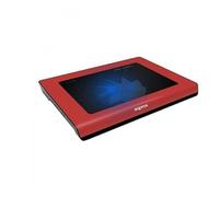 Cooler - Supporto per laptop da 14", dotato di 2 luci LED rosse, design ergonomico e materiale resistente per un migliore raffreddamento. *