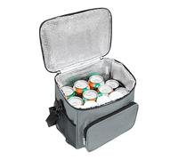 Cooler Tote Bags Insulated, Beach Cooler Tote Bag , Thermal Lining Leak Proof Zipper Closure Reinforced Straps Large Capacity Food Bottle Can Cooling Pack for Hiking Camping Beach Barbecue Outdoor BBQ