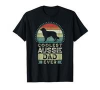 Coolest Aussie Dad Ever, Father's Day, Australian Shepherd Maglietta