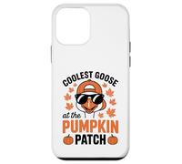 Coolest Goose At The Pumpkin Patch Halloween Ringraziamento Custodia per iPhone 12 mini