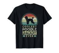 Coolest Poodle Daddy Ever, Father's Day, Dad Maglietta