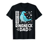 Coolest Ringneck Pappagallo Papà I Blu Indiano Ringneck Maglietta