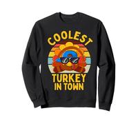 Coolest Turchia in Città Ringraziamento Famiglia Ragazzo Ragazzi Felpa