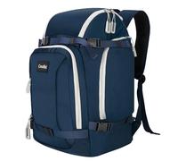 Coolfel Borsa per Scarponi da Sci con Scomparto per Casco, 50L Zaino da Sci Snowboard Pattini a Rotelle, Borsa da Sci Impermeabile per Casco, Giacca, Occhiali, Guanti