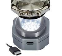 CoolFire - Caricatore rapido per orologi solare tipo C senza raggi UV per tutti gli Eco Solar da uomo, caricabatterie portatile (grigio)