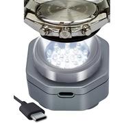 CoolFire - Caricatore rapido per orologi solare tipo C senza raggi UV per tutti gli Eco Solar da uomo, caricabatterie portatile (grigio)