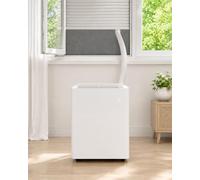 CoolFrech® Guarnizione per finestra 30-249 cm per climatizzatore split portatile - Compatibile con Midea PortaSplit, Climia, Evolar, Eurom, Trotec, Remko - Anche per porte - Guarnizione per