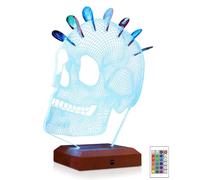 CoolGift Mart Skull-16 colori - Supporto per pick chitarra elettrica in acrilico, 16 colori
