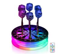 CoolGift Mart Supporto per freccette luminoso, supporto per freccette in acrilico con diverse modalità di colore e funzione di regolazione della luminosità con telecomando, regalo di compleanno per