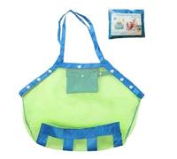 COOLGO Grande Borsa da Spiaggia in Rete per Viaggio,Mare,Piscina,Barca, Sabbia Via Organizzatore per Giocattolo Bambini Portatile Sacchetto(Blu)