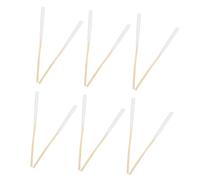 COOLHIYA 10 Confezioni Cotton Swabs per Skincare Legno per Makeup e Rimozione Strumenti per e Microblading Design Ergonomico e Usa e Getta per Applicazioni