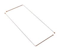 COOLHIYA 2 Bacchette da Rabdomante per Rilevare Acqua e Tesori in Ottone a Doppia Testa, Kit per Caccia ai Fantasmi e Divinazione All’aperto, Strumento Multifunzionale Adatto
