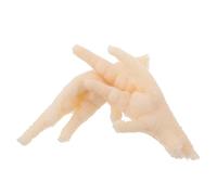 COOLHIYA 2 zampe di pollo finte: accessori per l'esposizione di carne artificiale per lo styling alimentare - per l'esposizione di cibo finto per ristoranti - accessori per la fotografia professionale