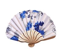 COOLHIYA 2pezzi Ventaglio Pieghevole Stile Giapponese Decorazione Casa Per Donne Materiale Resistente Design Unico Rosa