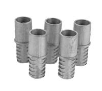 COOLHIYA 5 Pezzi Punte Adattatore Filettato in Lega di Alluminio per Manico di Scopa a Spinta, Resistente alla Corrosione, Connessione Stabile, per Riparazioni Domestiche, Diametro 2cm