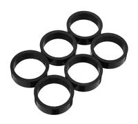 COOLHIYA 6 distanziali per attacco manubrio bici: set di distanziali per serie sterzo bici in fibra di carbonio da 10 mm, facile installazione e guarnizioni per attacco manubrio senza filettatura per