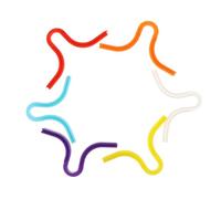 COOLHIYA 6 Pezzi Clip Ponte Naso in Silicone Morbido Antinebbia per Supporto Interno Accessori Pratici e Leggeri per Portatori di Occhiali Adatto Maggior Parte delle Persone