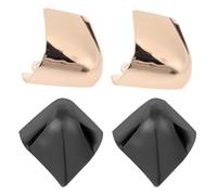 COOLHIYA Accessori per Scarpe Donna 2 Paia Copri Punta Metallo Protezione per Tacchi Alti Utilizzo Quotidiano