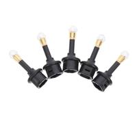 COOLHIYA Adattatore Audio Ottico Digitale Conversione Audio Digitale ad Analogico a Jack 3.5mm Maschio da Femmina Materiale Pvc e Fibra Ottica, 5 Pezzi, Leggero e Portatile