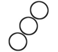 COOLHIYA Anelli di Gomma Neri 3 Pezzi per Ciotole di Cristallo e Buddiste, Cuscinetti Antiscivolo per Strumenti Musicali, Accessori per Meditazione e Buddhismo
