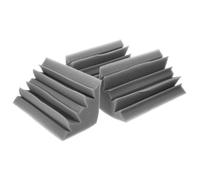 COOLHIYA Bass Trap Angolari Fonoassorbenti Bianco in Spugna 3 Pezzi per Riduzione Rumore e Riverbero in Stanze Medie e Piccole come Sale Prove