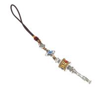 COOLHIYA Ciondolo e Facile da Pulire Tibetano Sei Parole Sacre in Lega e Resina, Leggero Elegante Accessorio Unico Decorazione Creativa per Auto e Borsa