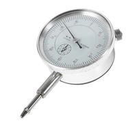 COOLHIYA Comparatore di Precisione Indicatore di Quadrante in Alluminio Argento, Resistente All'usura, Lettura Intuitiva, Risoluzione 0,01mm per Processi Meccanici e Applicazioni