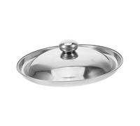 COOLHIYA Coperchio senza Inossidabile in Acciaio e per Notte Vaso Portatile Argento Odori Uso Domestico e Ospedaliero