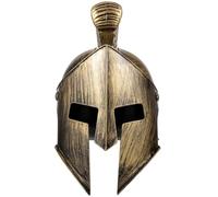COOLHIYA Elmo da Gladiatore per Adulti in Plastica Fodera Confortevole, Design Unico, Facile da Indossare, per Cosplay e Feste a Tema