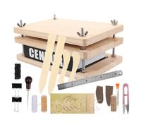 COOLHIYA Kit Restauro Libri Design Legno in Rilegatura Metallo la di e Portatile e Pressa Versatile la Creazione di Antichi Volumi