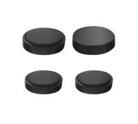 COOLHIYA Magneti Magnetici per Cowbell e Cymbal Piccoli, Facile Installazione senza Attrezzi, 4 Pezzi in Materiale Magnetico Nero, Adatti a Diversi Tipi di Strumenti