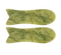 COOLHIYA Massaggiatore per Viso e Schiena a Forma di Pesce, Strumento Gua Sha per Massaggio Antirughe e Rilassante, Materiale Delicato e Compatto per Uso Quotidiano