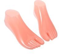 COOLHIYA Modello 1 di della Scarpa e in Visualizzazione Plastica Paio Resistente Base Rinforzata Esposizione per Calzini Negozio di Gioielli