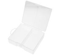 COOLHIYA Organizer per Batterie Aa in Plastico Trasparente, Custodia Piccola per Conservare 24 Batterie, Sicura e Facile da Usare per Cassetti o Ovunque tu Vada