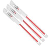 COOLHIYA Pennarello per la Pelle Rosso 3 Pezzi, Penna per Marcatura Tattoo, Strumento per Permanente e Microblading, per Salone e Tattooing